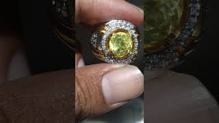 Batu natural HQ 409ct green yellow apatite like sapphire chrysoberyl  harga Rp 2juta [upl. by Hirz790]