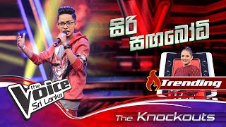 Jayani Chathurika  Siri Sangabodi සිරි සඟබෝධි  Knockouts  Ranking Chairs  The Voice Sri Lanka [upl. by Ojeillib]