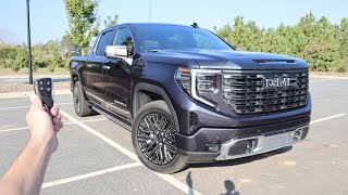 NEW 2022 GMC Sierra 1500 Denali Ultimate Start Up Walkaround POV Test Drive and Review [upl. by Phillane]