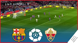 ⚽Barcelona vs Elche  La Liga  Dic 18 2021  Simulación Realista [upl. by Kensell352]