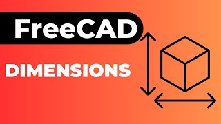 FreeCAD How To Add Dimensions [upl. by Garneau]