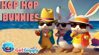 Hop Hop Bippity Bop Bunny song for kids GetGiggly Nursery Rhymes and Kids Songs [upl. by Florian]