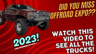 All the trucks at Offroad Expo 2023 Prerunners trophy trucks and more [upl. by Aitnic192]