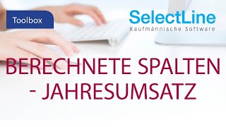 SelectLineToolbox Berechnete Spalten  Jahresumsatz [upl. by Otrebireh]