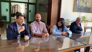 Sindaco Cittadin e Cristiano Corazzari per il finanziamento dei lavori stadio Battaglini di Rovigo [upl. by Brion]