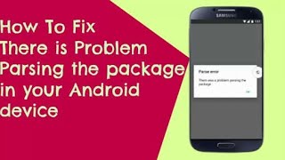 There is a Problem Parsing the Package Fixed [upl. by Wiskind]