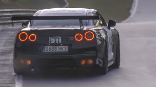 The BEST Nissan R35 GTR Engine Sounds 2021 FLAMES POPS BANGS [upl. by Akihsat998]