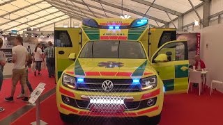 Verschiedene Neufahrzeuge Auf der RETTmobil 2016 In Fulda [upl. by Tomkins]