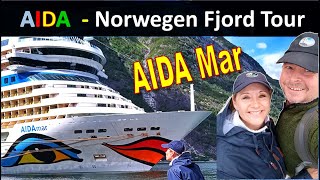 AIDAmar Norwegen Fjorde Tour 2024  Eidfjord Bergen Olden Vik Götheburg Arhus [upl. by Neddie]