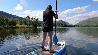 First Time Paddleboarding on Grasmere [upl. by Forbes]