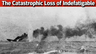 The CATASTROPHIC Destruction of HMS Indefatigable at Jutland [upl. by Hite]