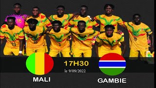 Mali vs Gambie en demifinale du Tournoi UFOA A U20 Nouakchott 2022 [upl. by Cheung]