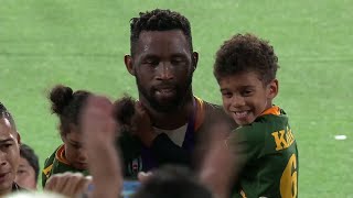 Kolisi shares a special moment with his kids [upl. by Dikmen]