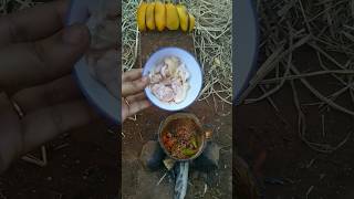 💥Coconut shell chicken biryani🍗🤤😋kootansorubiryaniviralviralshorttrendingshortseverdropkaviya [upl. by Arbua]