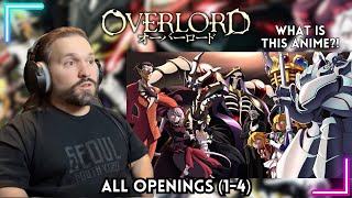 New Anime Fan Reacts To Overlord ALL Openings 14 [upl. by Htidra]