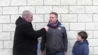 Leicester City Vs West Ham Fan Interviews quotAaron Cresswell Hammer of the yearquot [upl. by Tacy]