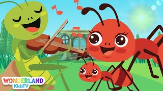 The Ant and The Grasshopper  Kids songs  Nursery Rhymes amp Kids Songs nurseryrhymes animalsong [upl. by Eirallih]