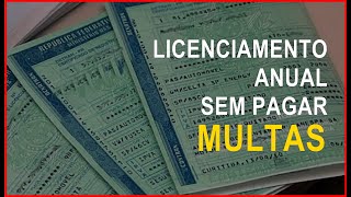 Possibilidade de licenciamento de veículo sem pagar multas atrasadas  Multa de trânsito [upl. by Eissed487]