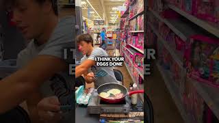 WE COOKED A MEAL INSIDE OF WALMART [upl. by Yrahk]