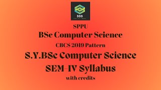 BSc Computer Science  SYBSc CS  Sem 4 Syllabus  With Credits [upl. by Glantz241]