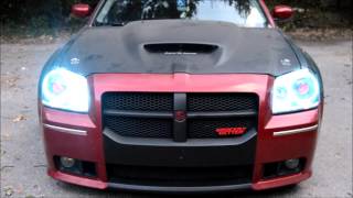 20006 Dodge Magnum Flashtech V4 color change plasma halos demon eyes [upl. by Lloyd]