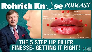 The 5 Step Lip Filler Finesse Getting it Right [upl. by Shig835]