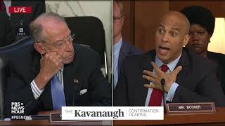 Senators debate Sen Bookers move to publicly release Kavanaugh email [upl. by Netnerb959]