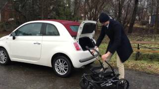 Stroller Testing • Emmaljunga Edge VS FIAT 500 [upl. by Kazimir612]