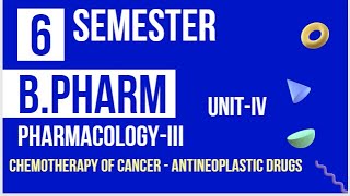 Chemotherapy of CancerBPharmVISemesterPharmacologyIII [upl. by Nyer181]