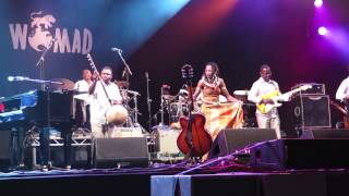 Fatoumata Diawara amp Roberto Fonseca at WOMAD 2014 [upl. by Mahoney]