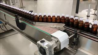 Pharmaceutical Bottle Washing  Filling  Capping  Labeling Line [upl. by Anitirhc]