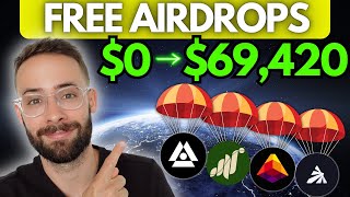 Top FREE Airdrops for 2024 0 Required [upl. by Ehgit]