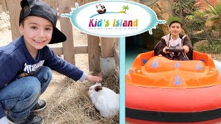 VLOG  JOURNÉE D’AVENTURES À KID’S ISLAND  PARC D’ATTRACTIONS amp ANIMAUX [upl. by Ladonna992]