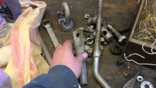 cub cadet 680 resto part 9 tractor assembled and brinly plow apart [upl. by Airbma471]