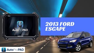 Programming a smart key to a 2013 Ford Escape  AutoProPAD [upl. by Elicec]