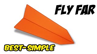 Instructions for folding paper airplanes fly 100 times farther than normal [upl. by Aihsrop]