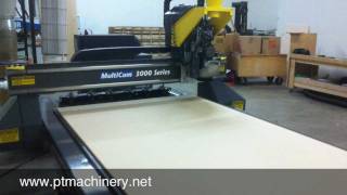 MultiCam 4x8 3000 Series CNC Router with Auto Tool Changer [upl. by Hanley467]