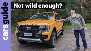 Wilder 2024 Ford Ranger review Wildtrak X  New Toyota HiLux GR Sport rival expands 4WD ute game [upl. by Inafets]