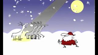 White Christmas with Santa amp his Reindeer [upl. by Hareehahs926]