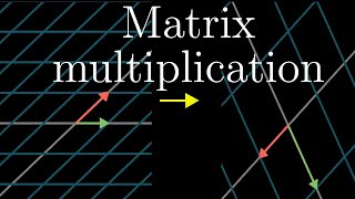 Matrix multiplication as composition  Chapter 4 Essence of linear algebra [upl. by Colon831]