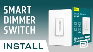 Smart Switch Install  Treatlife WiFi Smart Dimmer Switch Installation [upl. by Askwith]