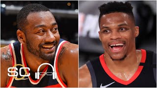 Russell Westbrook traded for John Wall in blockbuster deal between Rockets and Wizards  SC with SVP [upl. by Yrehcaz442]