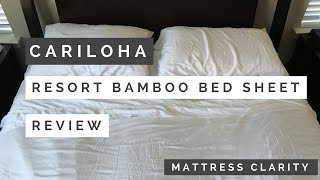 Cariloha Resort Review  Best Bamboo Sheets [upl. by Elttil]