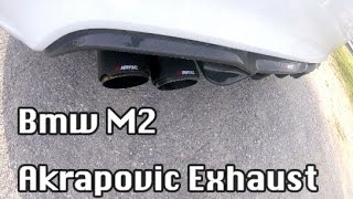 BMW M2 Akrapovic Exhaust [upl. by Stargell519]