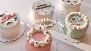 Mini lunchbox cakes vlog ✨ [upl. by Allan351]