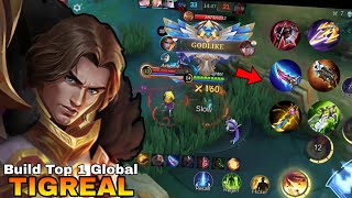 NEW TIGREAL FIGHTER BUILD 😱 YOU MUST TRY THIS BUILD TIGREAL TOP GLOBAL BUILD 🔥  MUST TRY  MLBB [upl. by Laforge41]