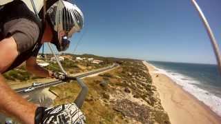 Hang Gliding the Bunbury Dunes HD 2013 [upl. by Noryb]