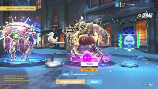 Overwatch  Flik Opens 24 Christmas Boxes [upl. by Eillam]