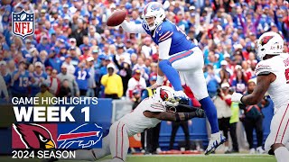 Arizona Cardinals vs Buffalo Bills  NFL 2024 Week 1 Game Highlights [upl. by Fidele886]