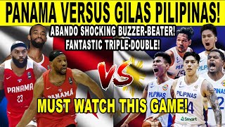 GILAS PILIPINAS vs PANAMA Brownlee Sotto at Abando Shocking Performance [upl. by Yxel]